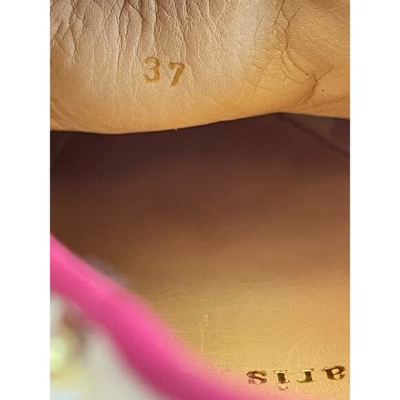 Christian Louboutin Lurex Lips Spiked Pik Boat Sneakers Size 37 US Womens 7 - Picture 7 of 8